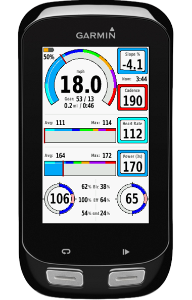 garmin 820 power meter