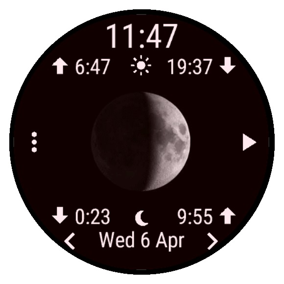 Garmin on sale calendar widget