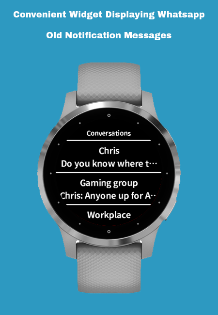 Whatsapp notifications store garmin fenix 5