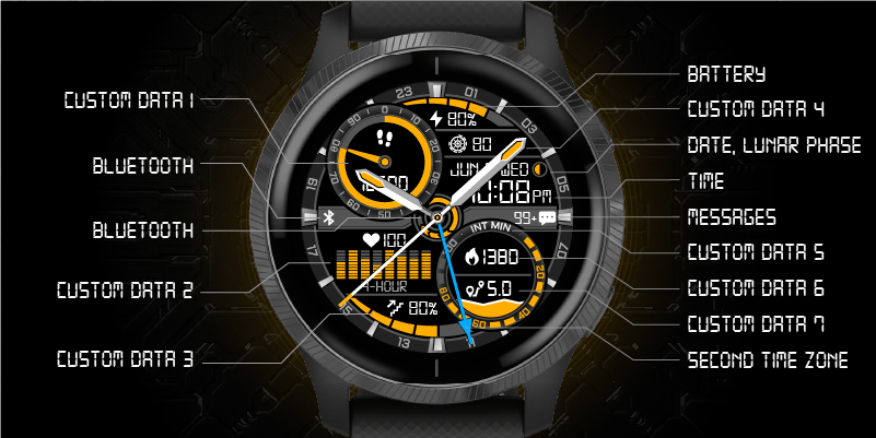 Darth Vader Garmin Watch Face