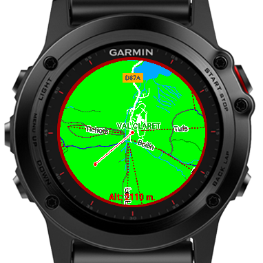 Карта для часов garmin