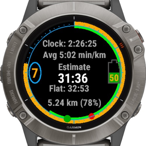 Garmin fenix 6 miles best sale to km