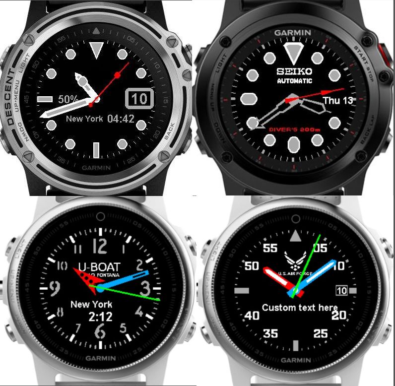 Garmin rolex watch face hot sale