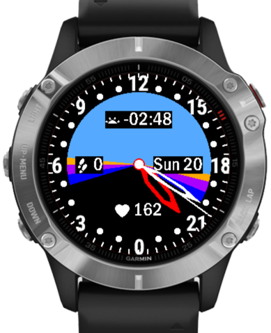 sunrise clock | garmin connect iq