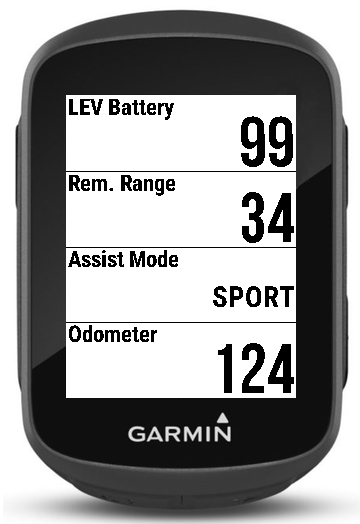 E bike hot sale garmin