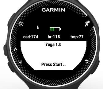 F3b Yoga+ | Garmin Connect IQ