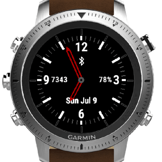 Best analog watch face on sale garmin