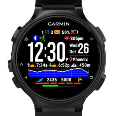 Garmin instinct watch face icons