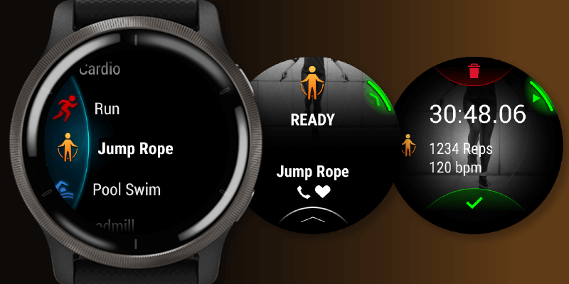 Garmin jump 2024 rope workout