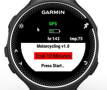 garmin watch for motocross