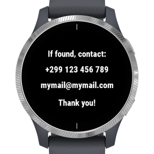 Lost best sale garmin watch