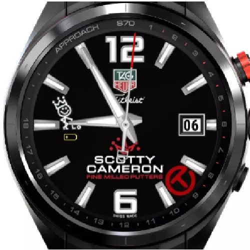 TAG HEUER TITLEIST Watch Face AOD Support Garmin Connect IQ