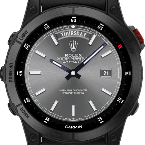 Rolex watch face garmin deals